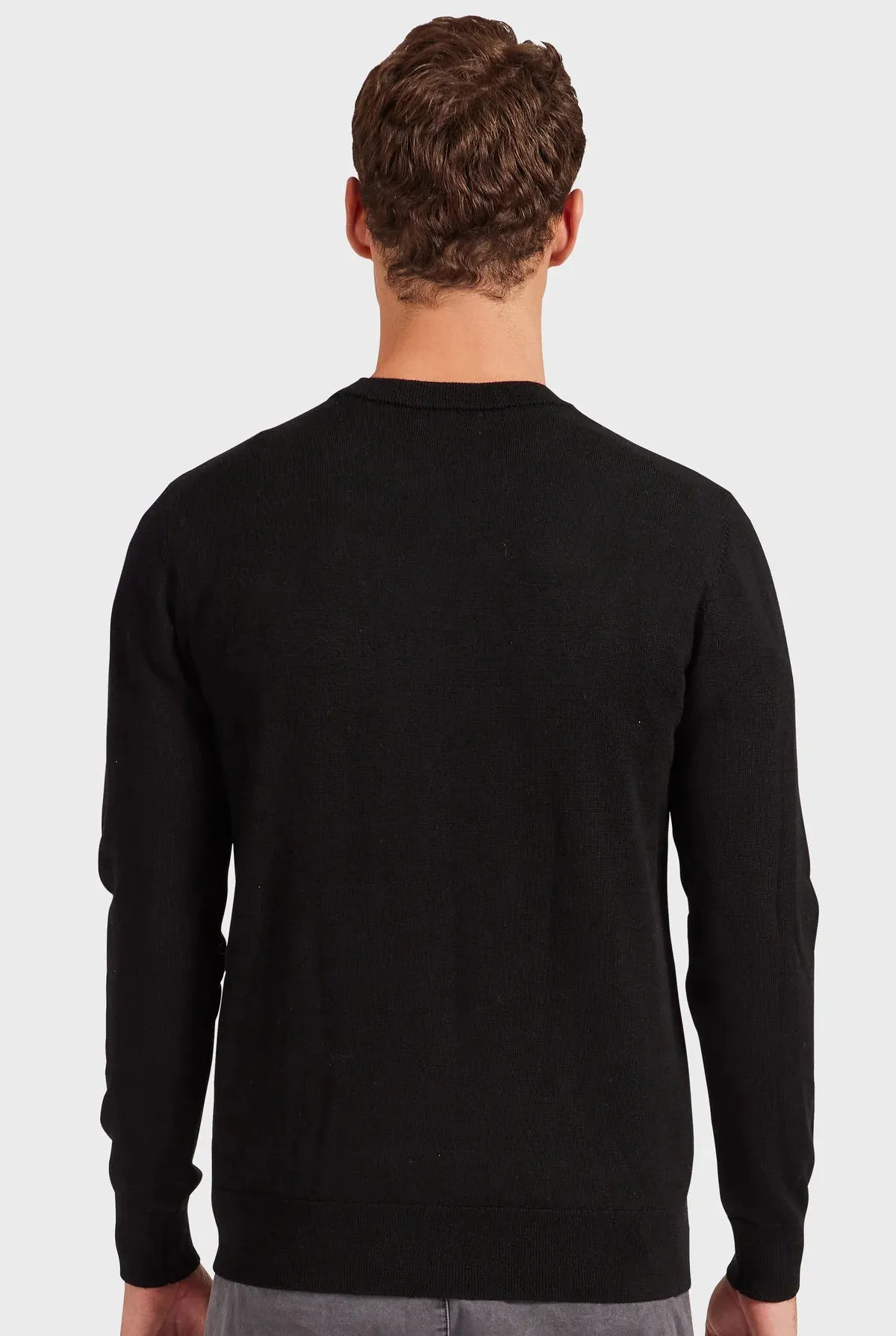 ACADEMY BRAND - Merino Crew - Black