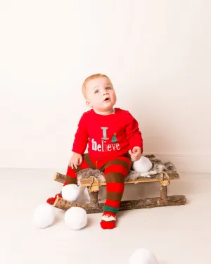 Baby Clothing 'I Believe' Festive Top