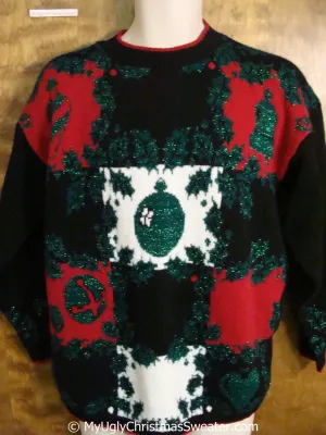 Christmas Sweater 80s with Acrylic Knit