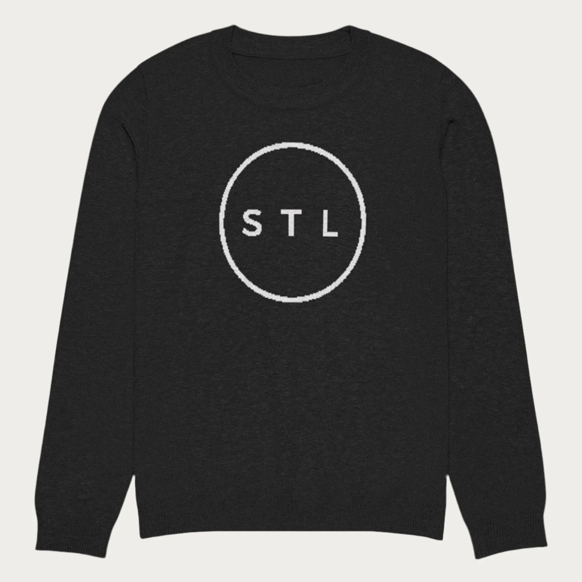 City Circle Knitted crew neck sweater