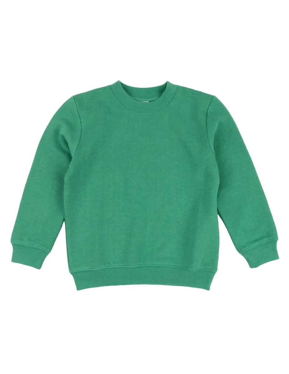 Classic Solid Color Pullover Sweatshirt