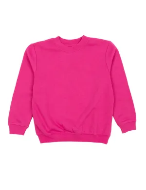 Classic Solid Color Pullover Sweatshirt