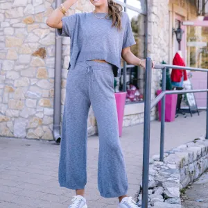 Cozy Chic Short Sleeve Loungewear Set