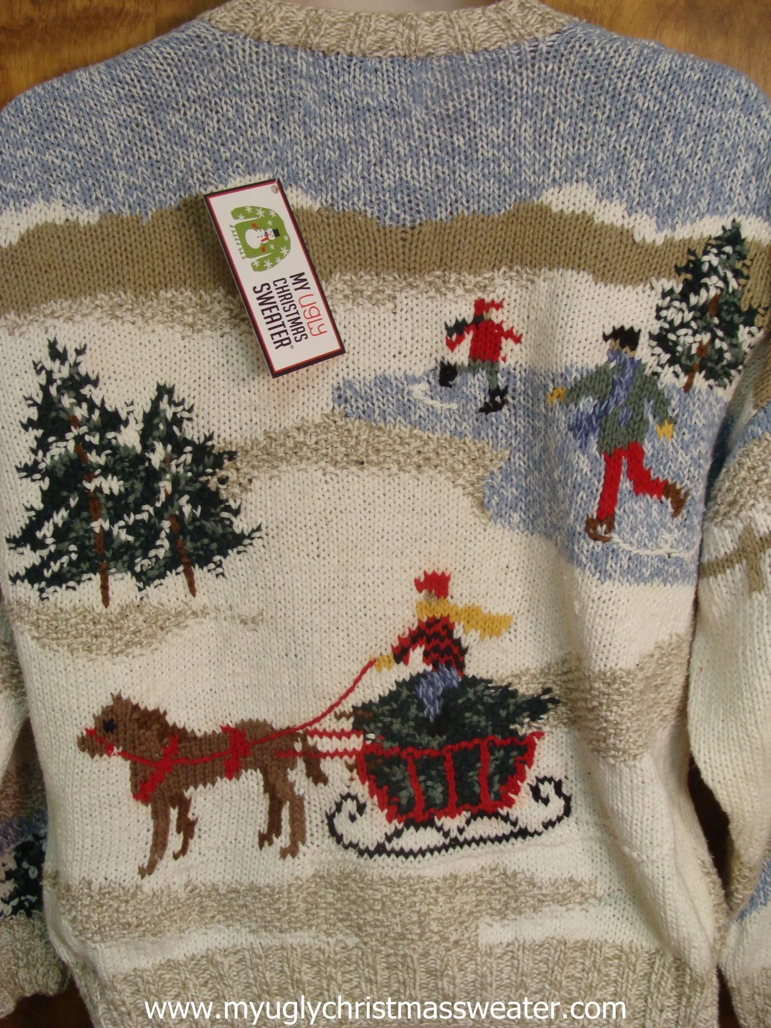 Cozy Village Cute Christmas Sweater