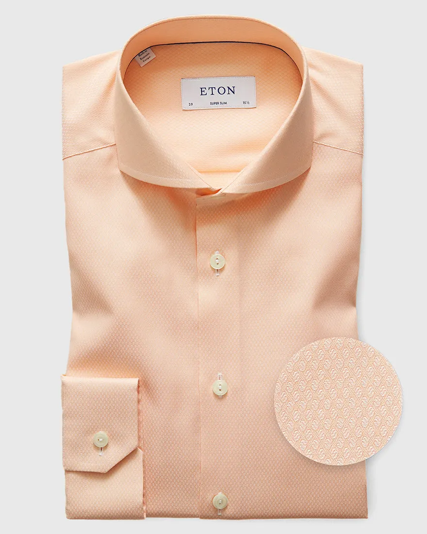 ETON 34457351145 RUST SLIM SC SHIRT