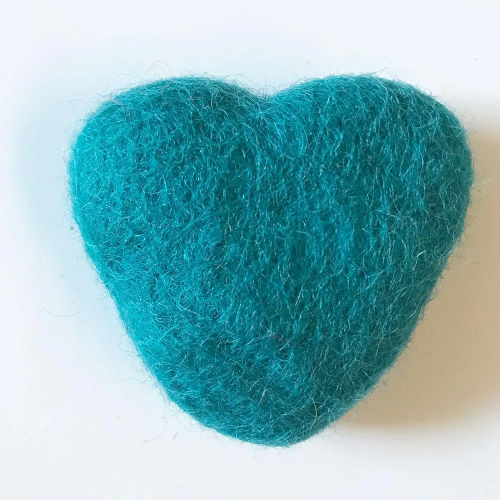 Felt Hearts Assorted Colors