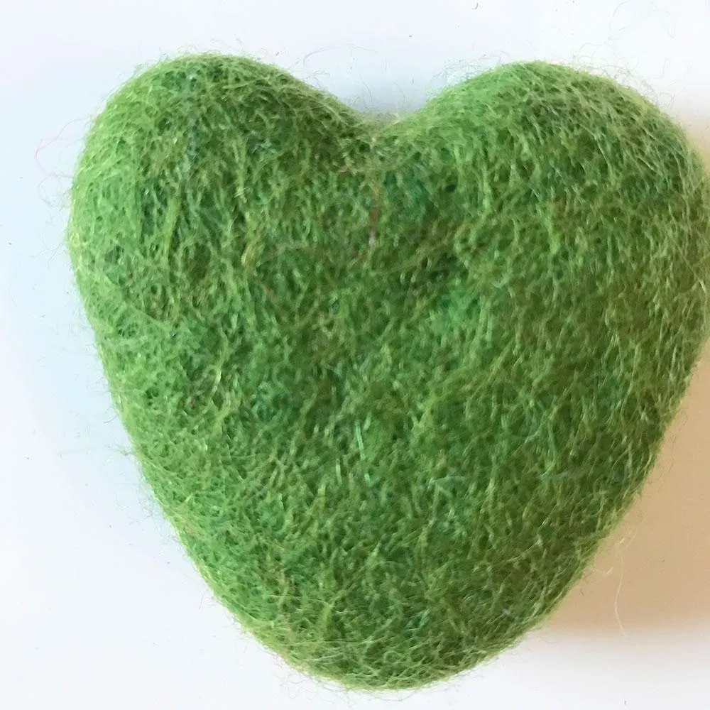 Felt Hearts Assorted Colors