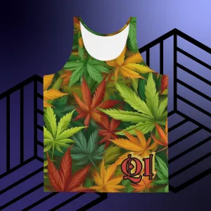 Festive Flower Unisex Tank Top