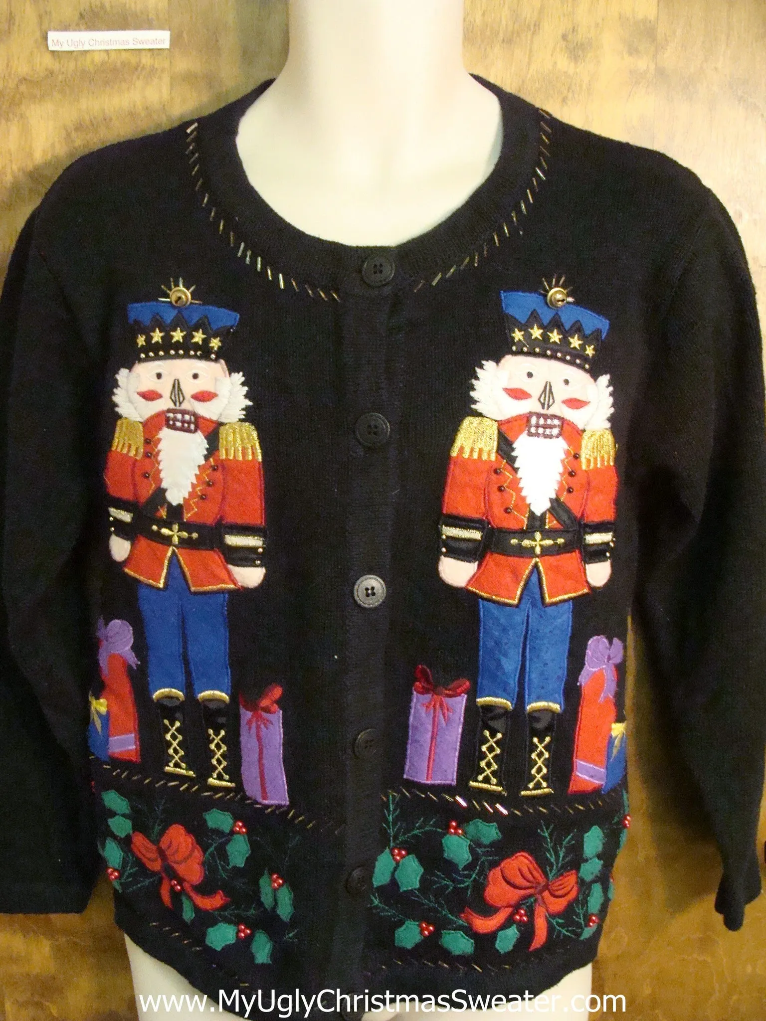 Festive Nutcrackers Ugly Xmas Sweater