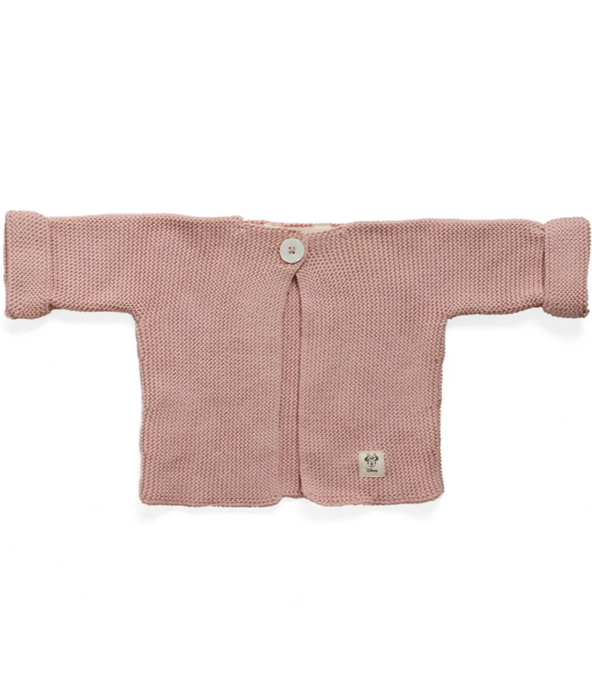 Fun Minnie Blanket and Cardigan Gift Set for Newborn Baby (Pink Pearl and Natural)