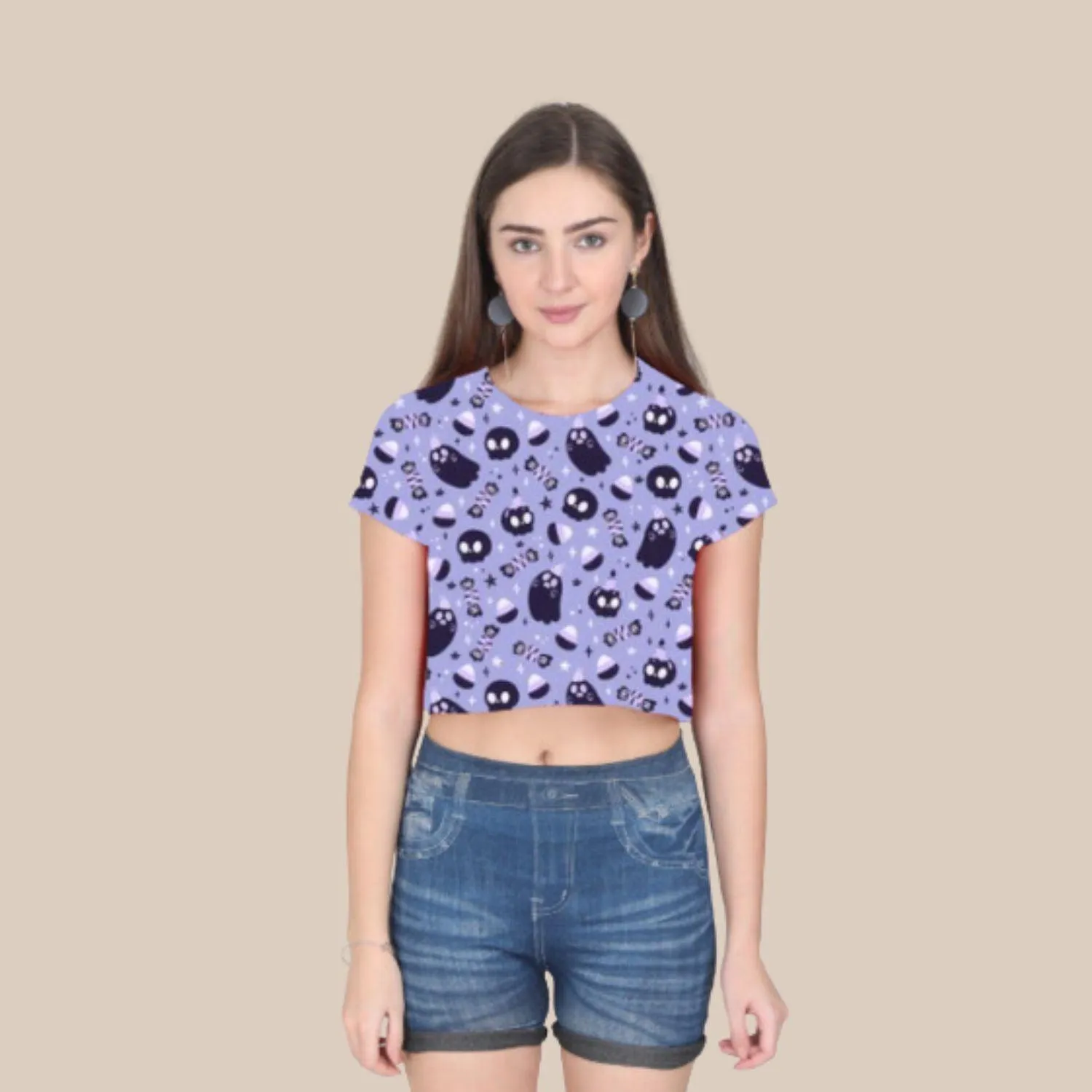 Halloween Boo - Women's Crop Top