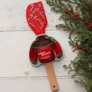 Handstand Kitchen - Winter Wonderland Cozy Sweater Spatula & Cookie Cutter Set