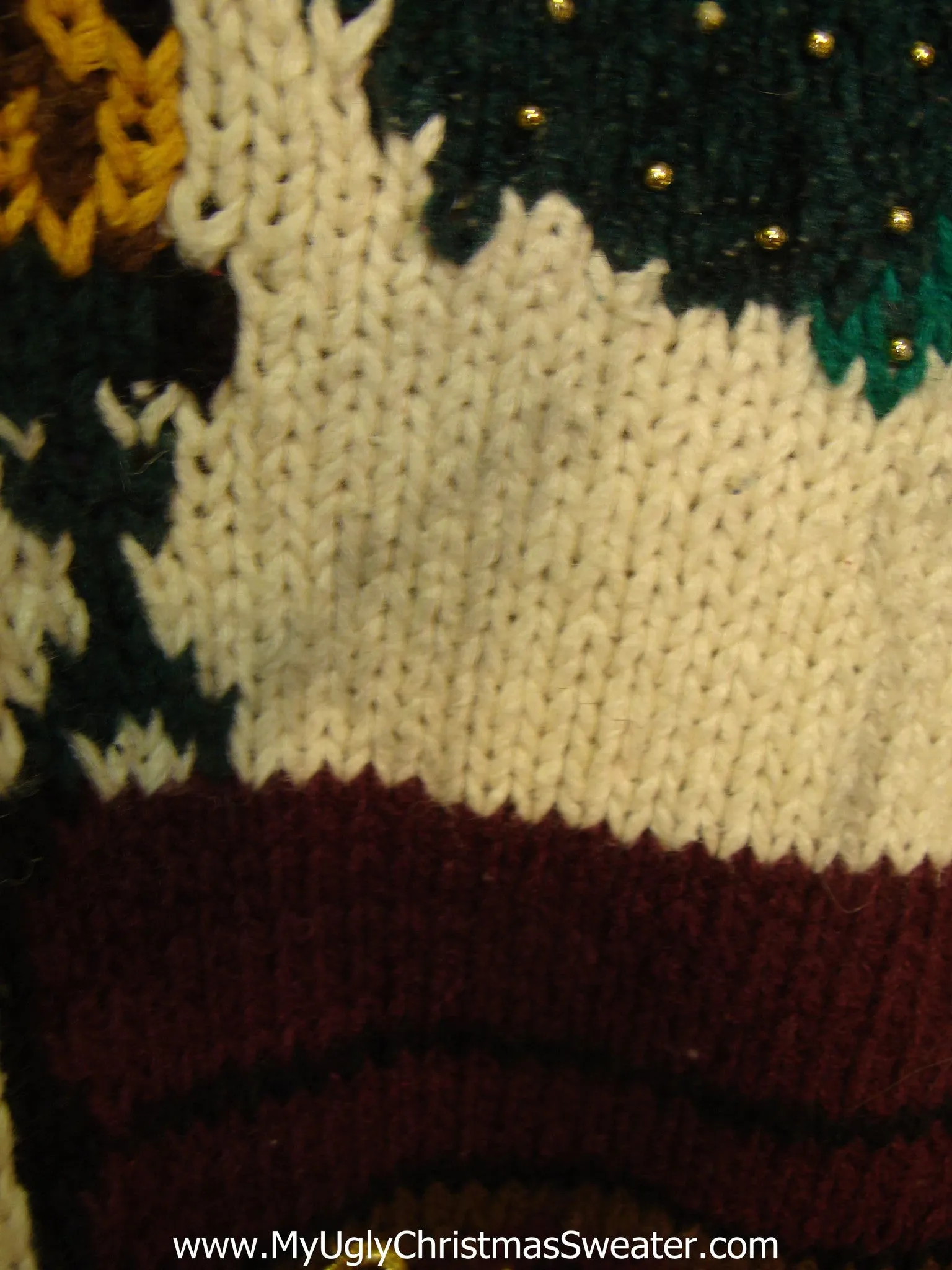 Horrible 80s Mess Ugly Christmas Sweater Cardigan