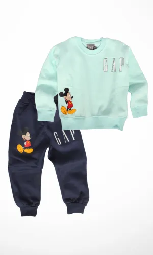 Kids Sweat Set Mickey (Mint)