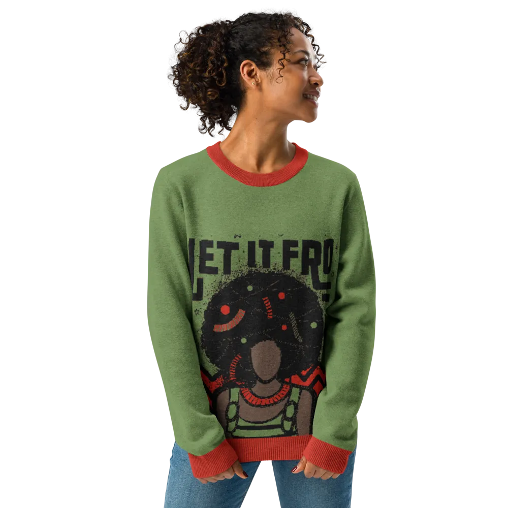 Let It Fro Knitted Sweater