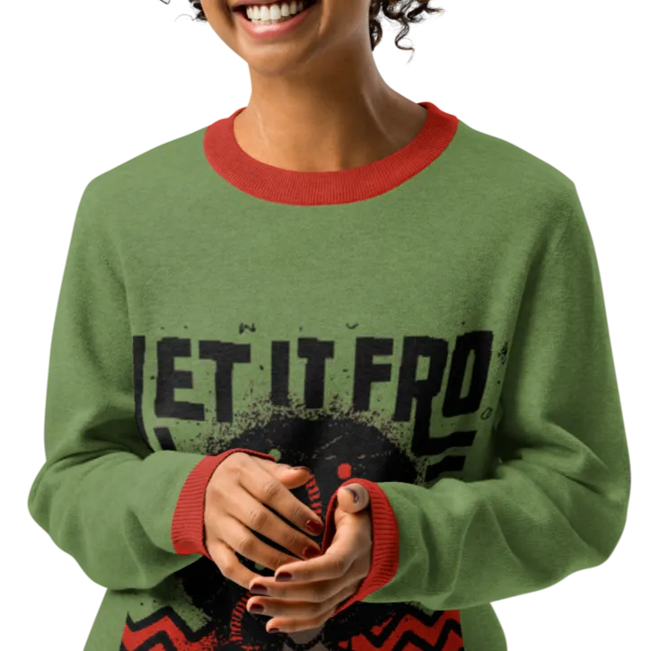 Let It Fro Knitted Sweater