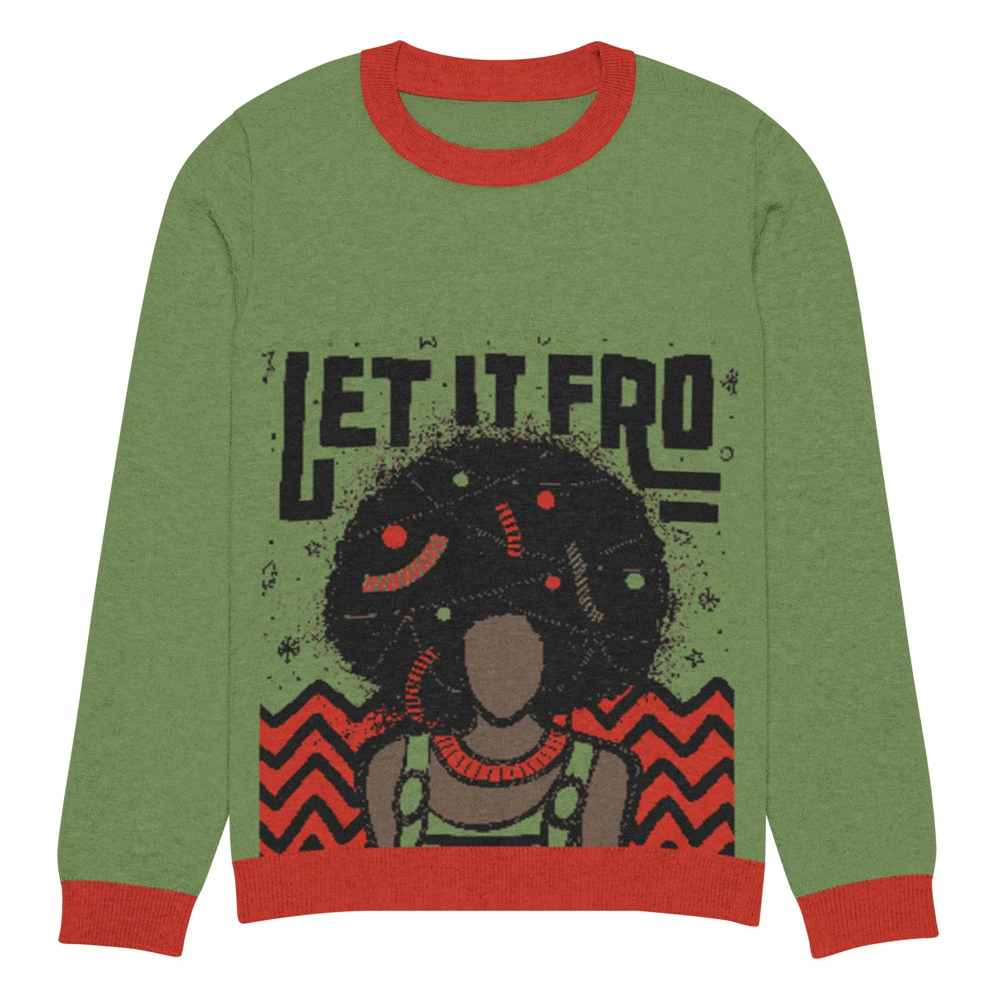 Let It Fro Knitted Sweater