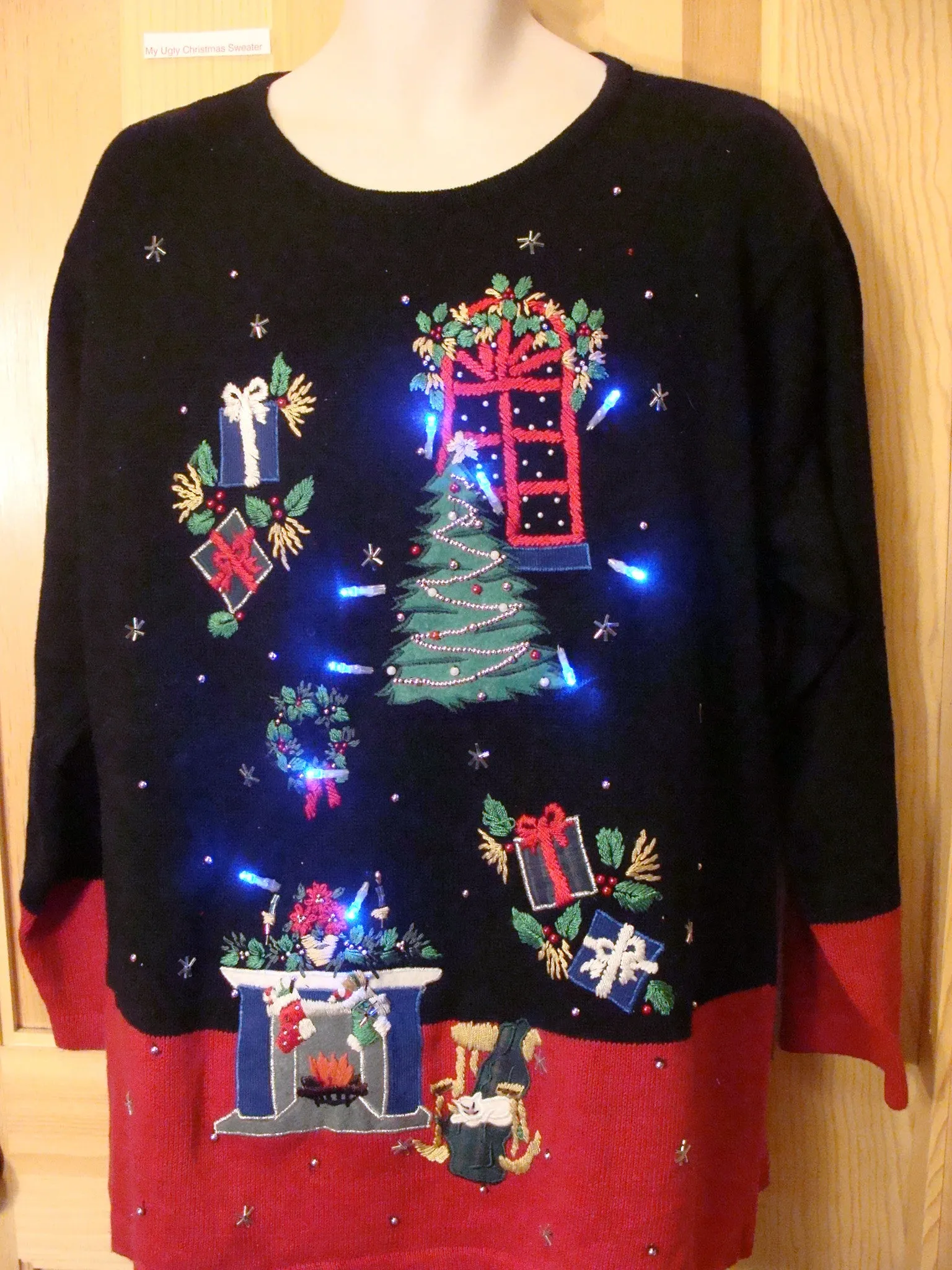 Light Up Ugly Xmas Sweater Dream Like Floating Decor