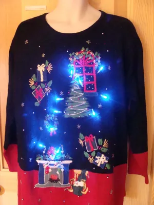 Light Up Ugly Xmas Sweater Dream Like Floating Decor