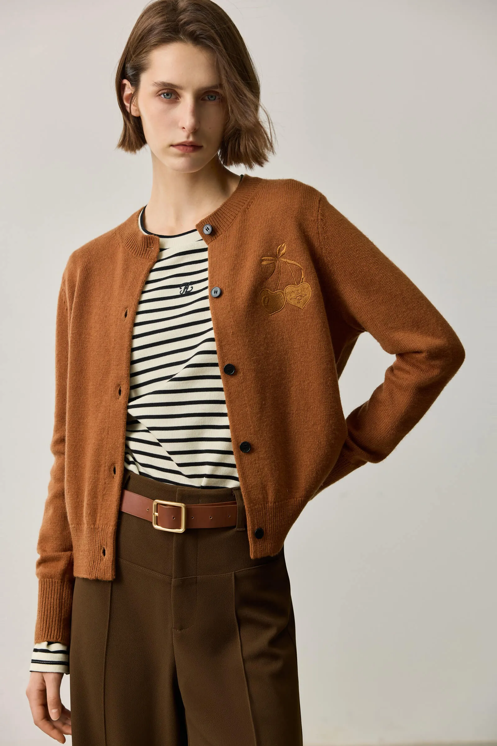 LILY Collegiate Knit Cardigan