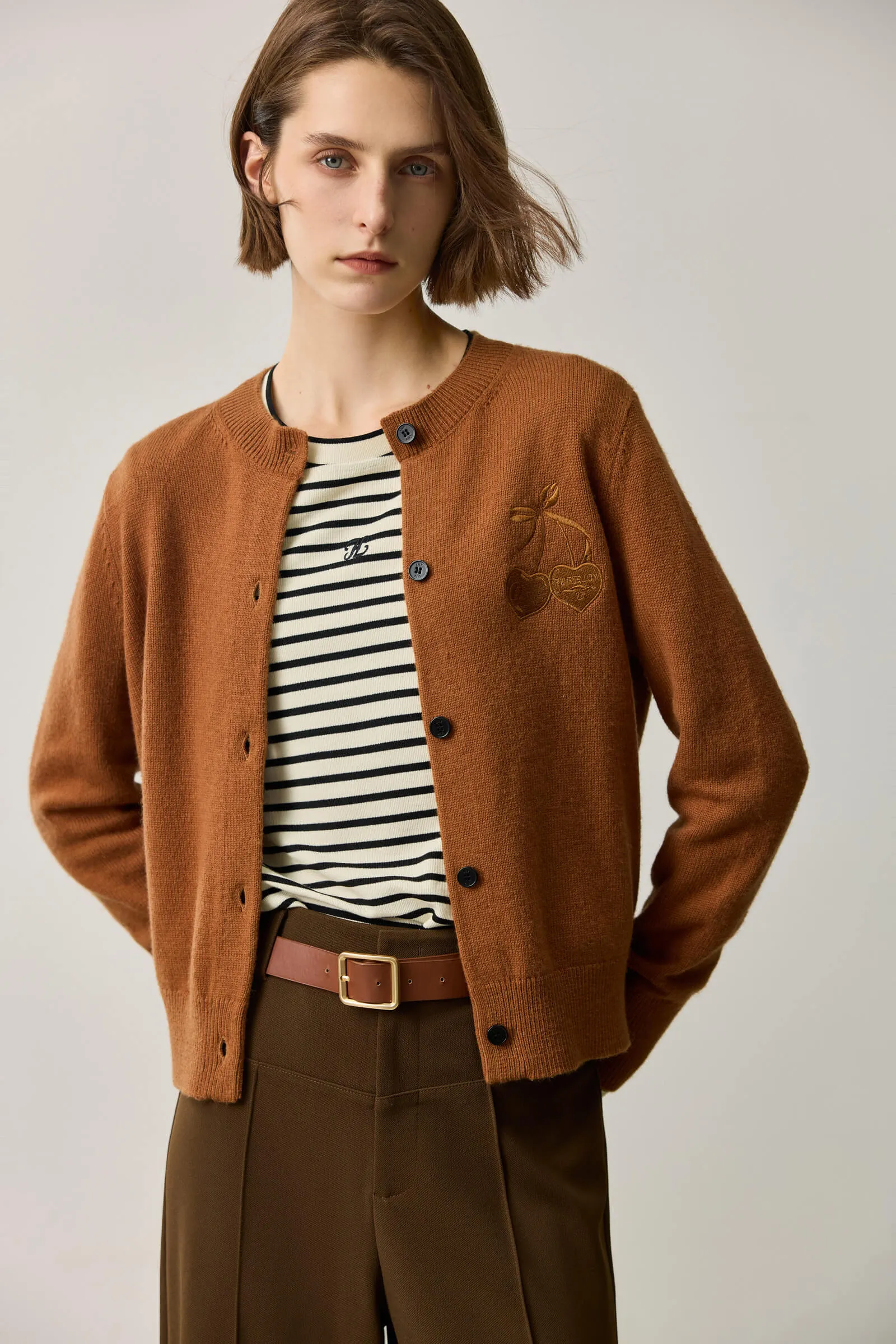 LILY Collegiate Knit Cardigan