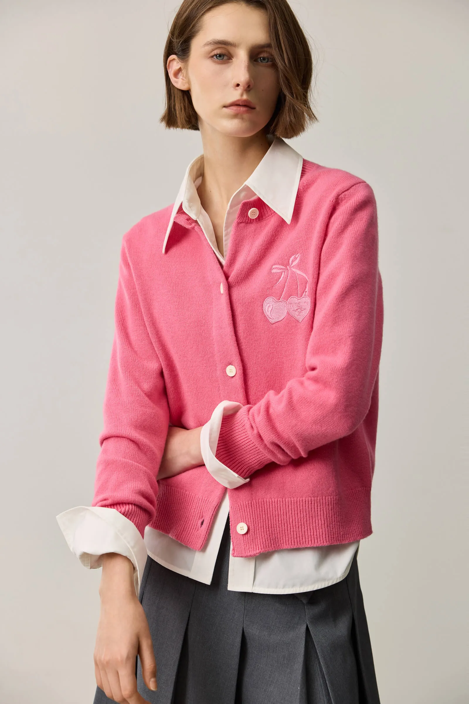 LILY Collegiate Knit Cardigan