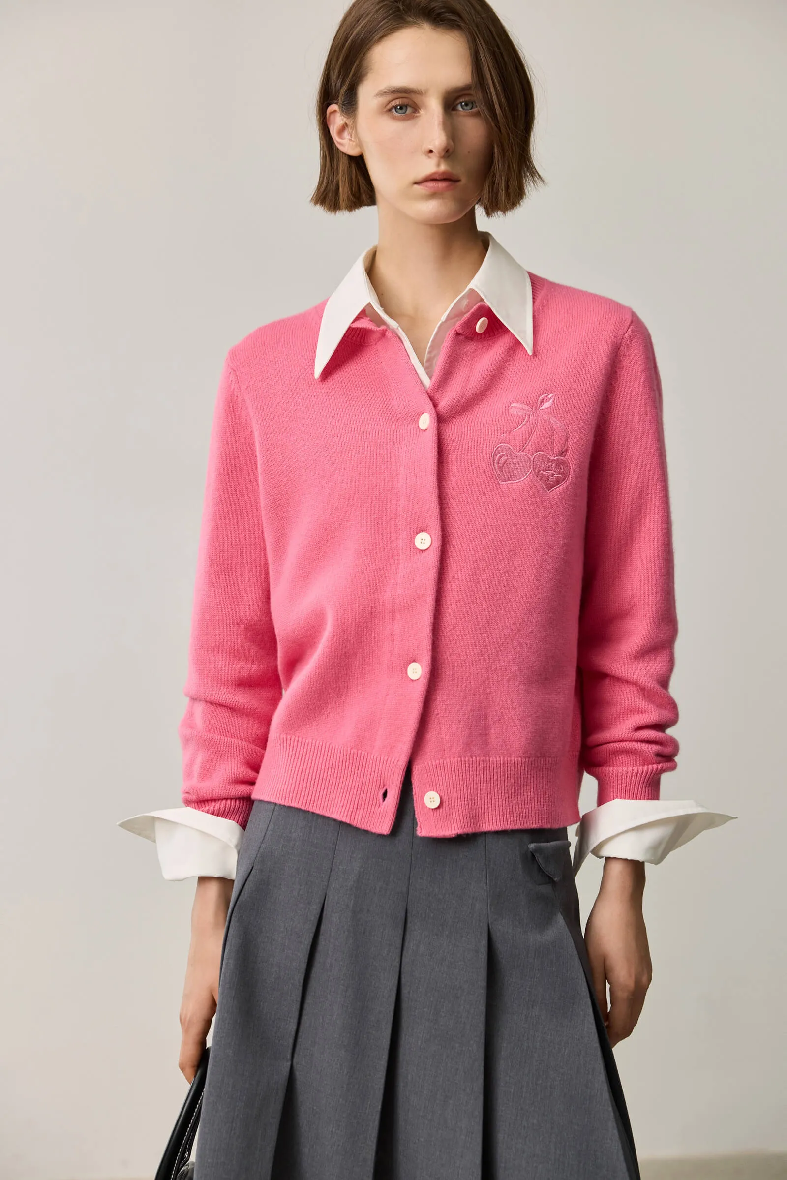 LILY Collegiate Knit Cardigan