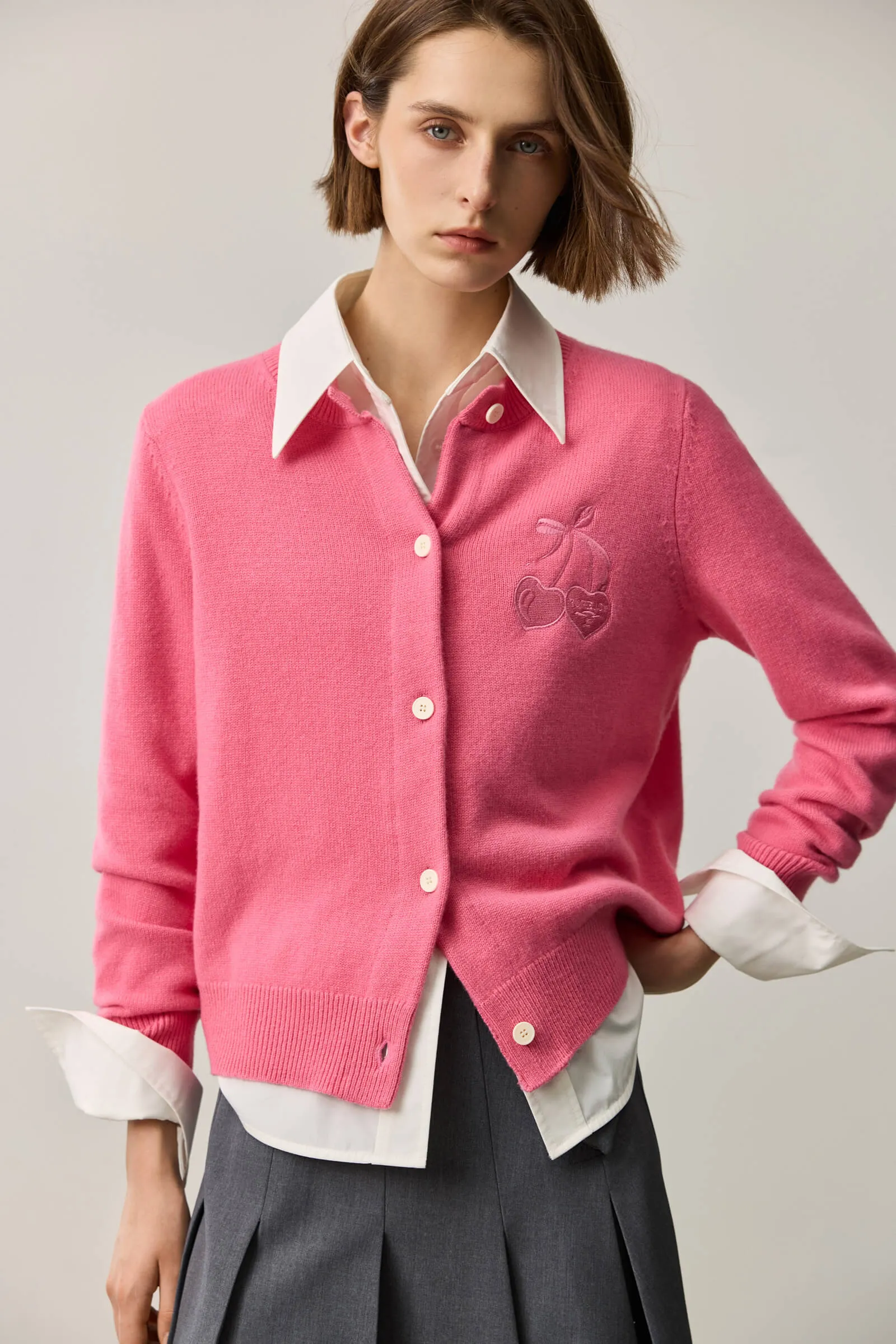 LILY Collegiate Knit Cardigan