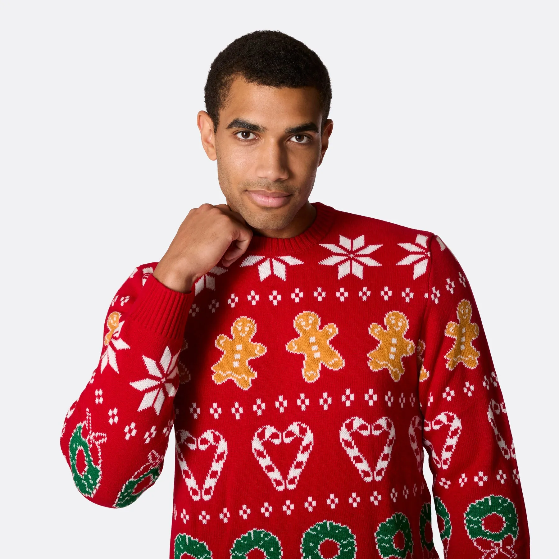 Men's Family Red Christmas Jumper