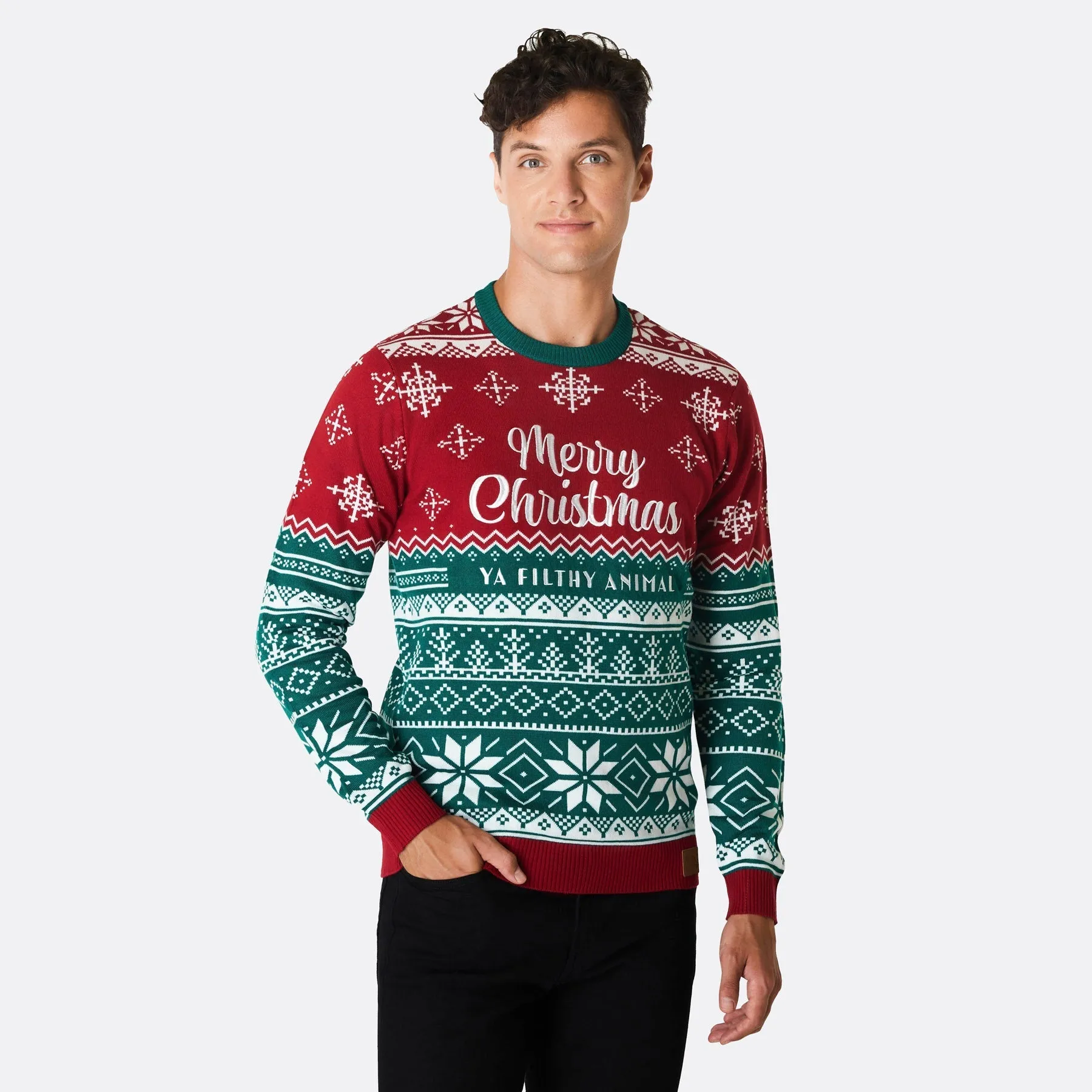 Men's Filthy Animal Christmas Jumper