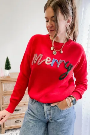 Merry Tinsel Top