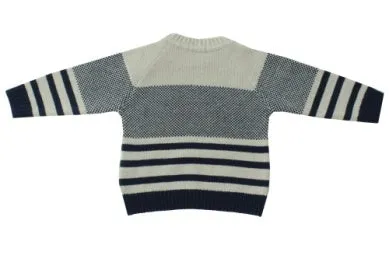 Navy Striped Sweater