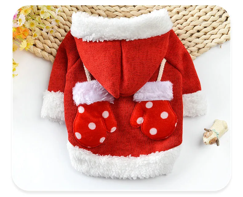 New dog Christmas sweater cute outfits for Christmas and Winter