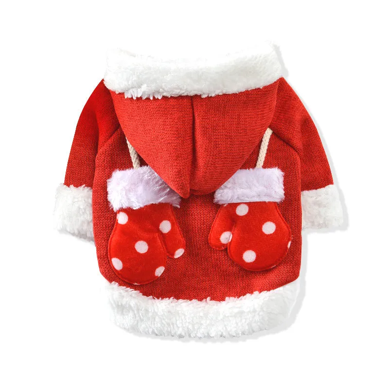 New dog Christmas sweater cute outfits for Christmas and Winter