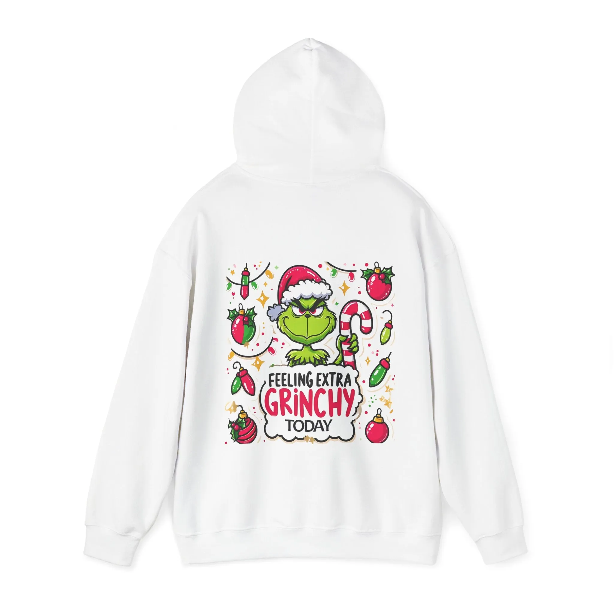 Princess Grace  Feeling Extra Grinchy Unisex Hooded Sweatshirt  Fun Holiday Apparel