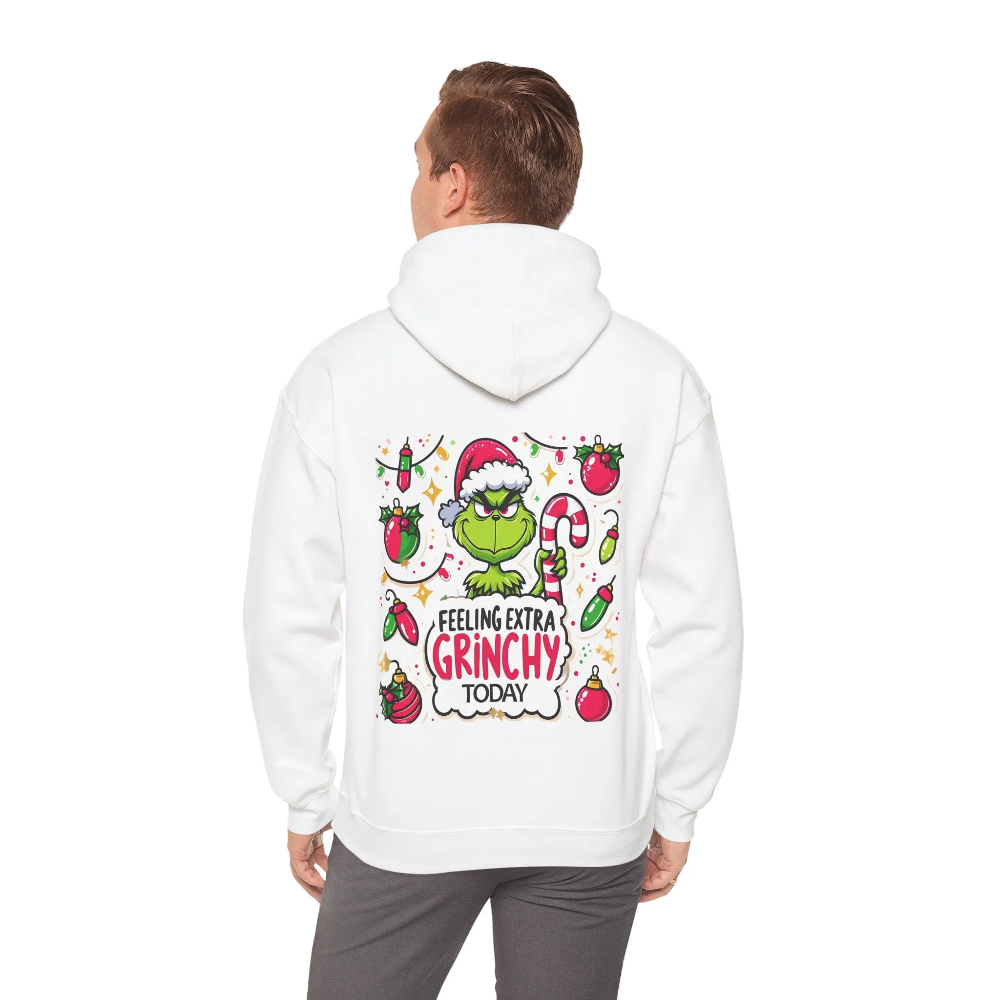 Princess Grace  Feeling Extra Grinchy Unisex Hooded Sweatshirt  Fun Holiday Apparel