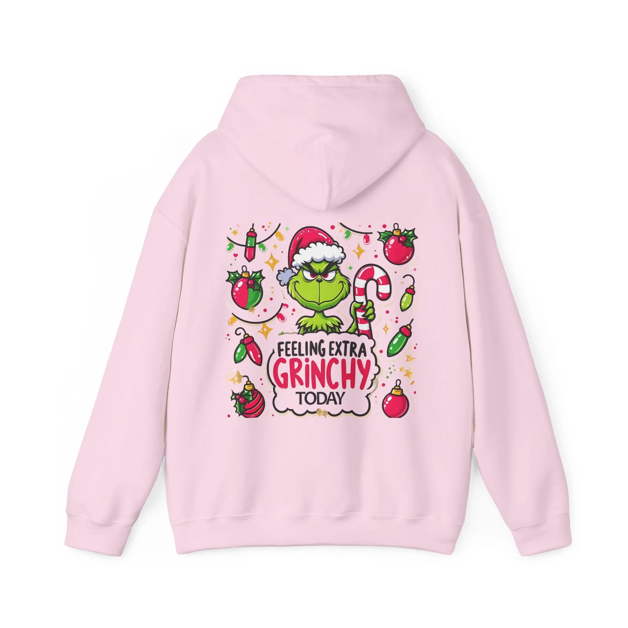 Princess Grace  Feeling Extra Grinchy Unisex Hooded Sweatshirt  Fun Holiday Apparel