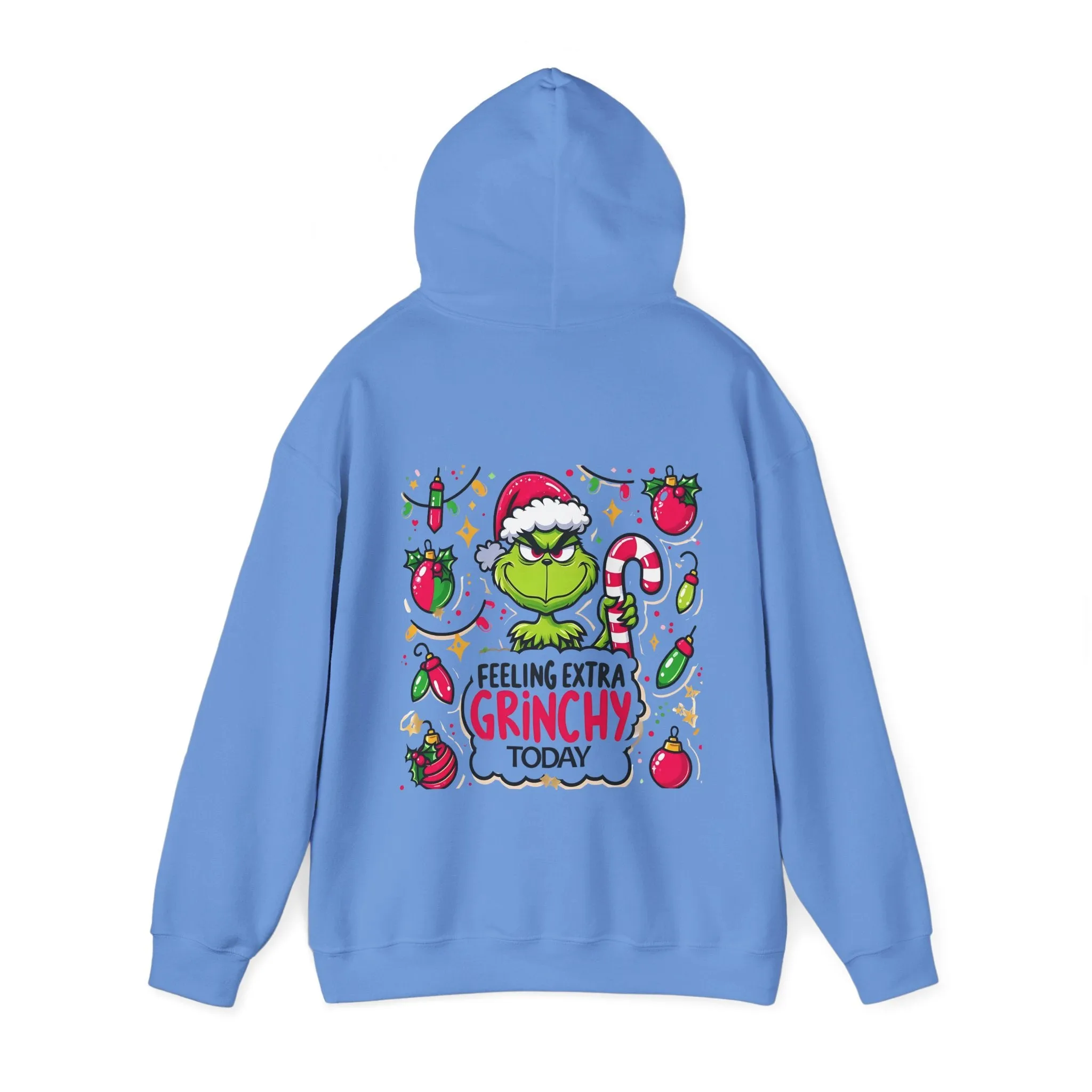 Princess Grace  Feeling Extra Grinchy Unisex Hooded Sweatshirt  Fun Holiday Apparel