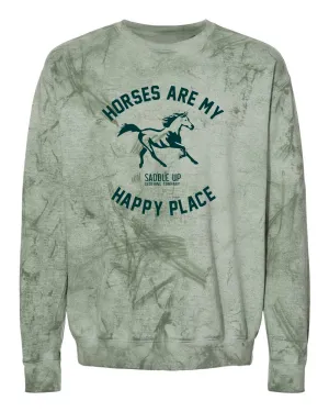 "Horses Are My Happy Place" Crewneck