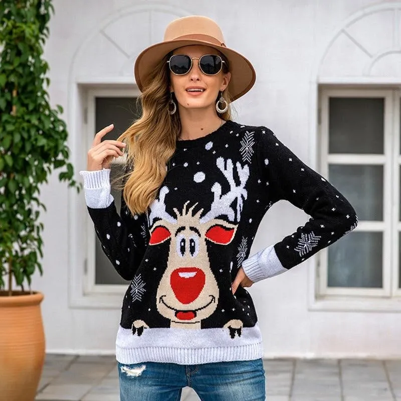 Reindeer Knit Sweater