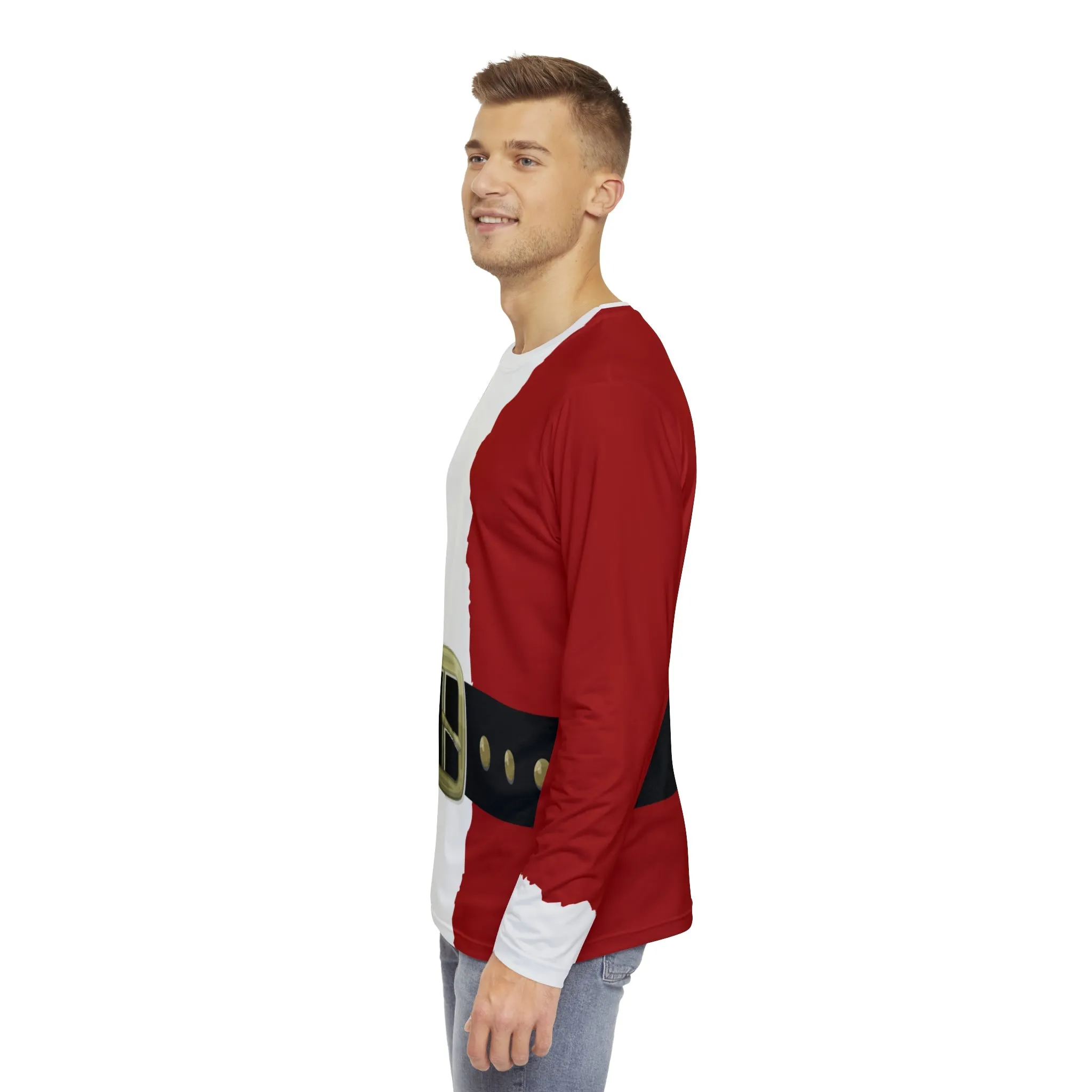 Santa is Coming to Town Men's Long Sleeve Shirt