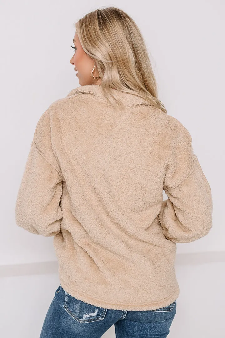 Snuggle Season Sherpa Pullover