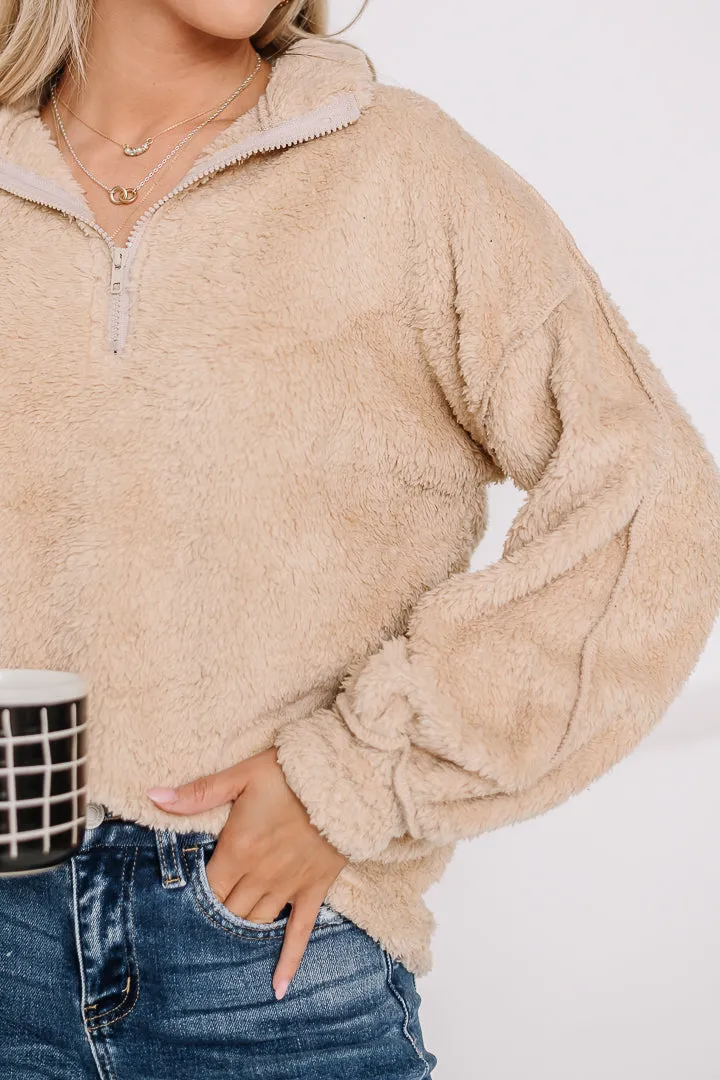 Snuggle Season Sherpa Pullover