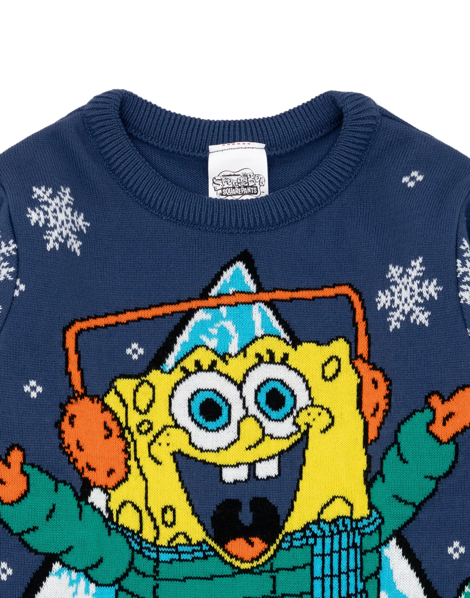 SpongeBob SquarePants Let It Snow Kids Knitted Jumper