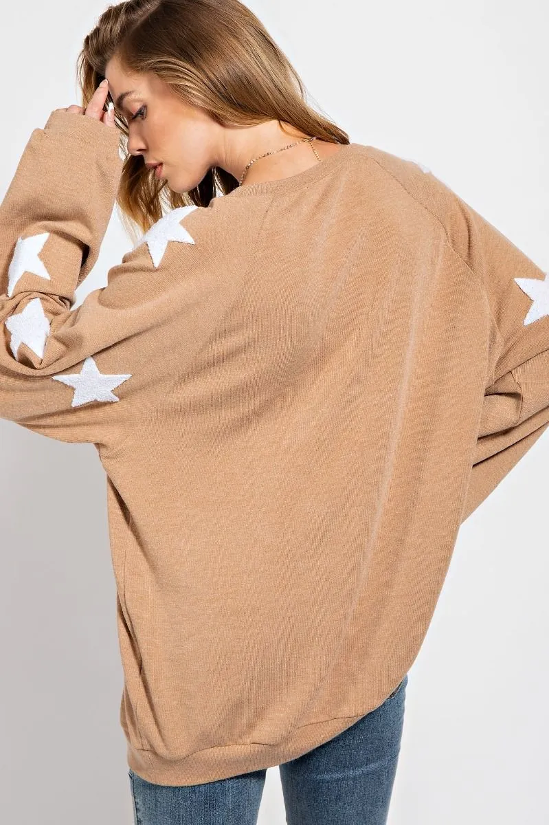 Star Struck Patch Pullover