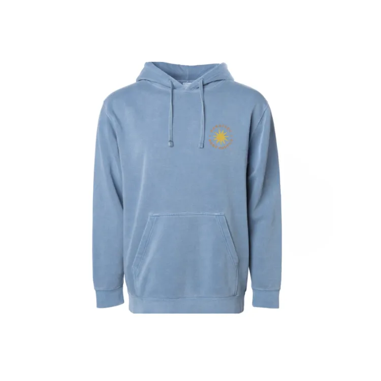 SunDiego SD MAP 3 COLOR PULLOVER HOODIE - SLATE