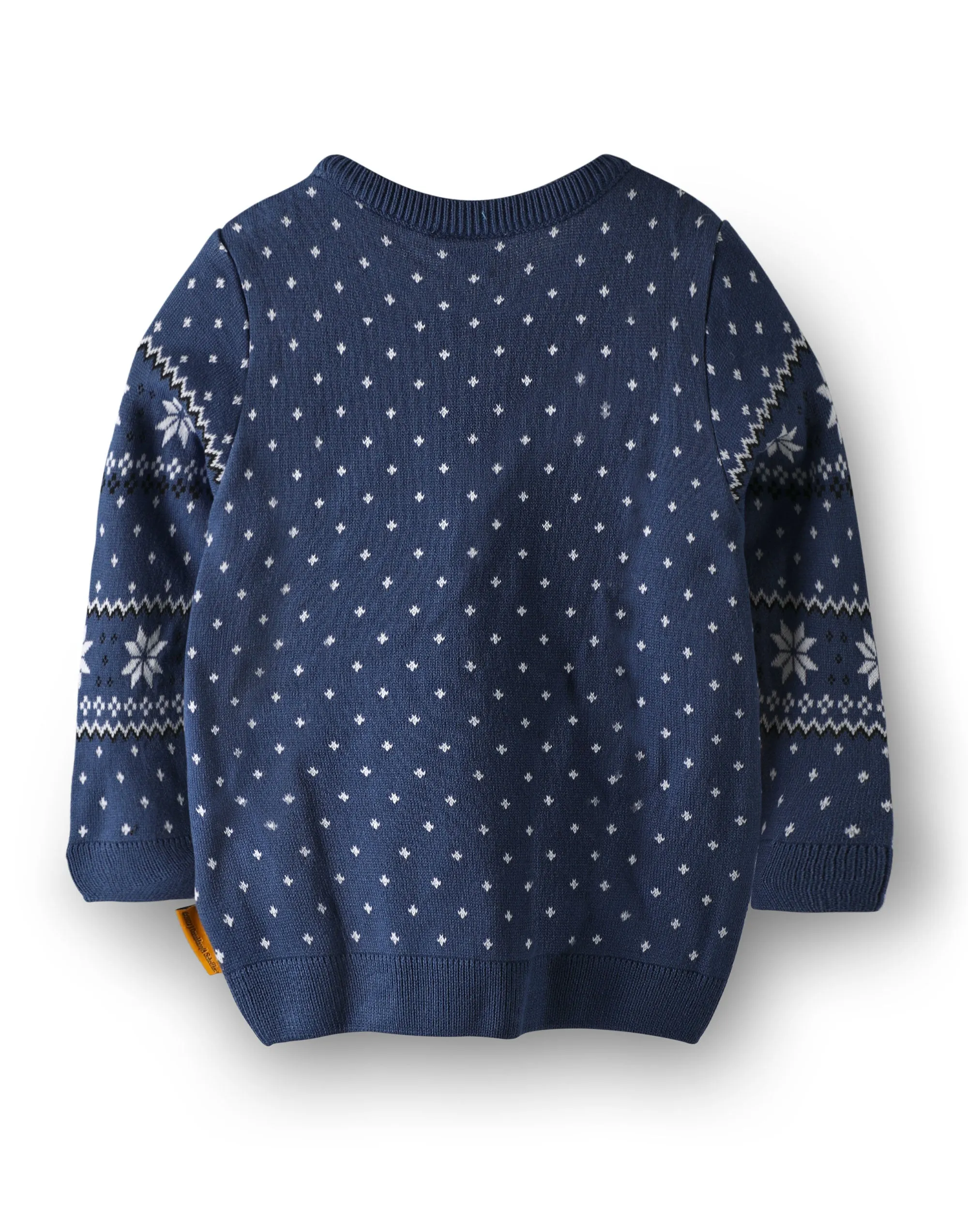 The Gruffalo Boys Navy Christmas Knit Jumper