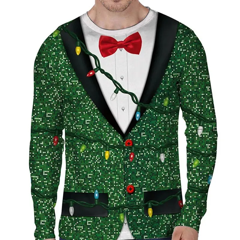 Trendy Ugly Christmas Santa Inspired  Shirts