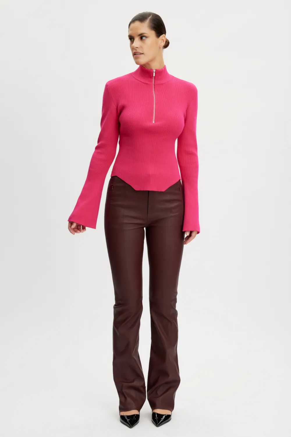 Yasmia Pullover in Pink Peacock